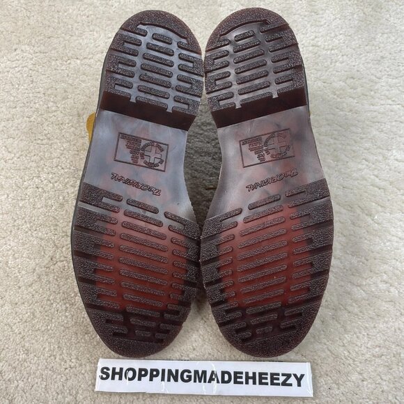 [US 8] DR DOC MARTENS 101 TAN DESERT OASIS 6-Eye Premium Nap Suede Ankle Boots - Picture 6 of 10